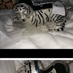 Place your bets Kate spade tiger clutch